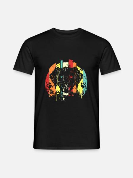 Golden retriever - Men's T-Shirt - black