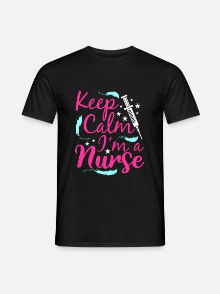 infirmière - T-shirt homme - noir