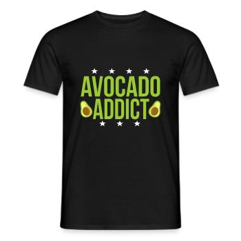 Avocado - Men's T-Shirt - black - Front - AI Model Male 178 light (178cm)