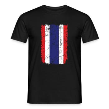 Thaïlande - T-shirt homme - noir - Devant - AI Model Male 178 light (178cm)