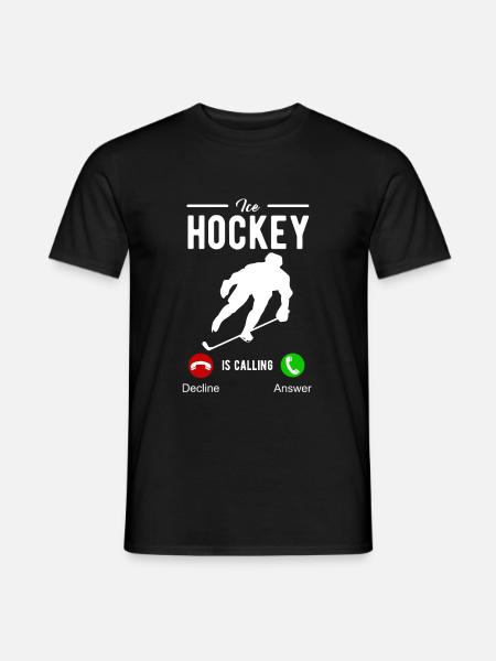hockey - T-shirt homme - noir