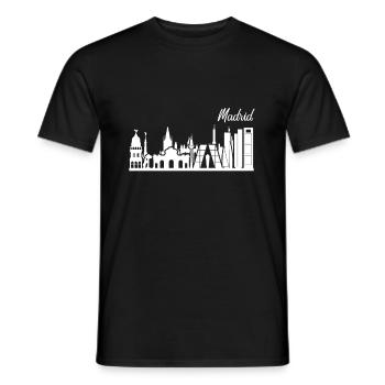 Madrid - Männer T-Shirt - Schwarz - Vorne - AI Model Male 178 light (178cm)