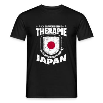 Japan - Männer T-Shirt - Schwarz - Vorne - AI Model Male 178 light (178cm)