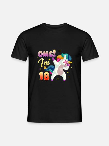 18 ans - T-shirt homme - noir