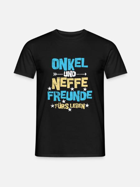 Onkel - Männer T-Shirt - Schwarz