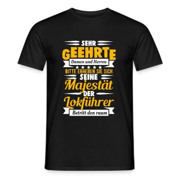 Zug Züge Modeleisenbahn Eisenbahn Geschenk - Männer T-Shirt - Schwarz - Vorne - AI Model Male 178 light (178cm)