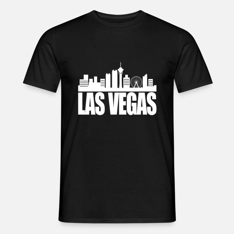 Las Vegas - Männer T-Shirt - Schwarz
