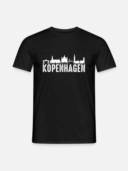 Copenhague - T-shirt homme - noir