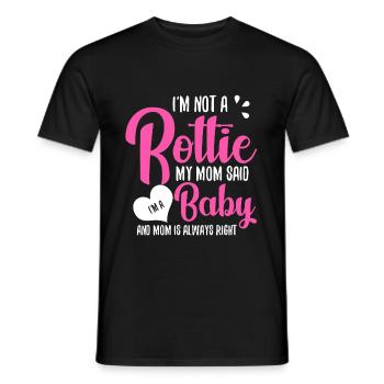 rottweiler - T-shirt homme - noir - Devant - AI Model Male 178 light (178cm)