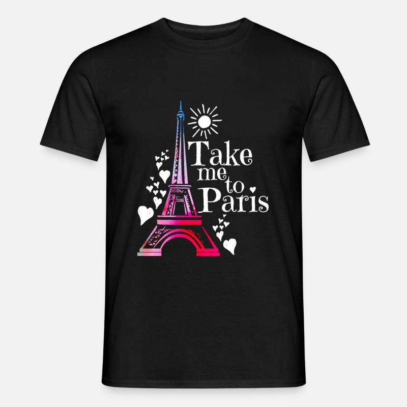 Paris - Männer T-Shirt - Schwarz