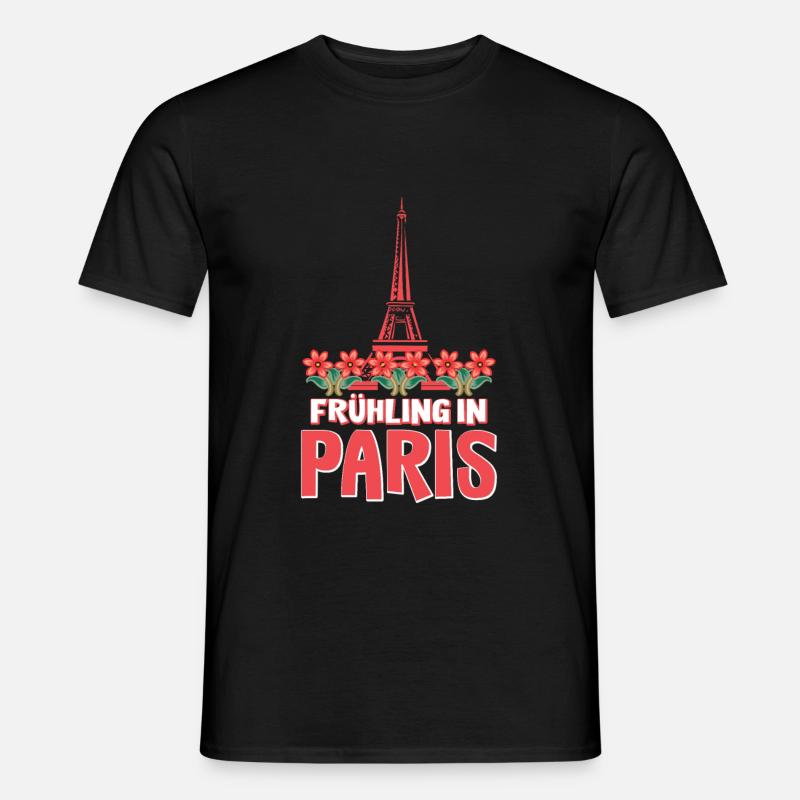 Paris - Männer T-Shirt - Schwarz