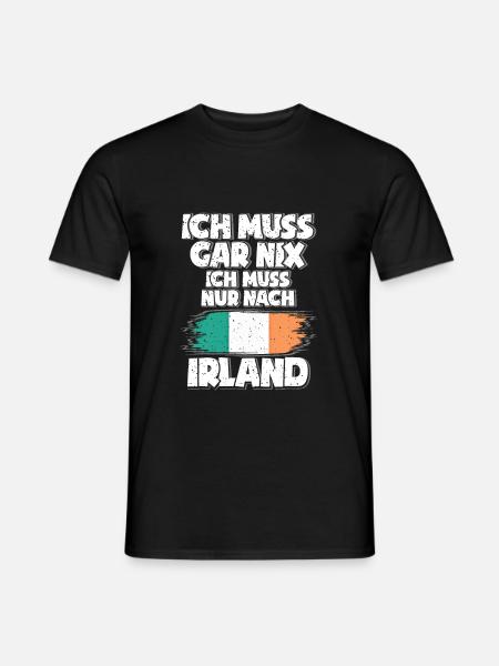 Irland - Männer T-Shirt - Schwarz