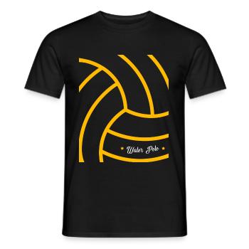 Wasserball - Männer T-Shirt - Schwarz - Vorne - AI Model Male 178 light (178cm)