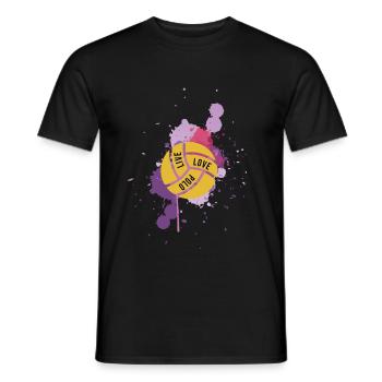 water polo - Men's T-Shirt - black - Front - AI Model Male 178 light (178cm)