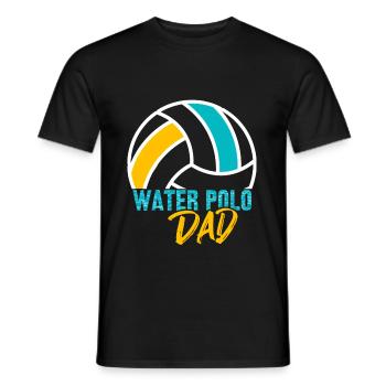 water polo - Men's T-Shirt - black - Front - AI Model Male 178 light (178cm)