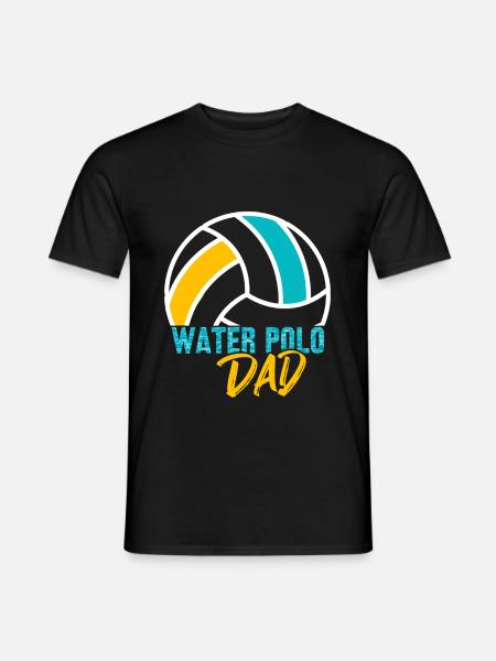 Wasserball - Männer T-Shirt - Schwarz