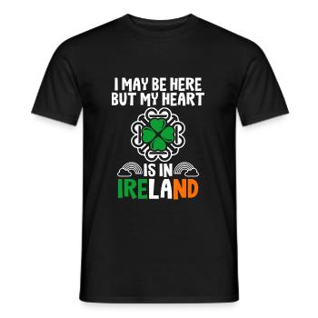 Irland - Männer T-Shirt - Schwarz - Vorne - AI Model Male 178 light (178cm)