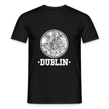 Irland - Männer T-Shirt - Schwarz - Vorne - AI Model Male 178 light (178cm)