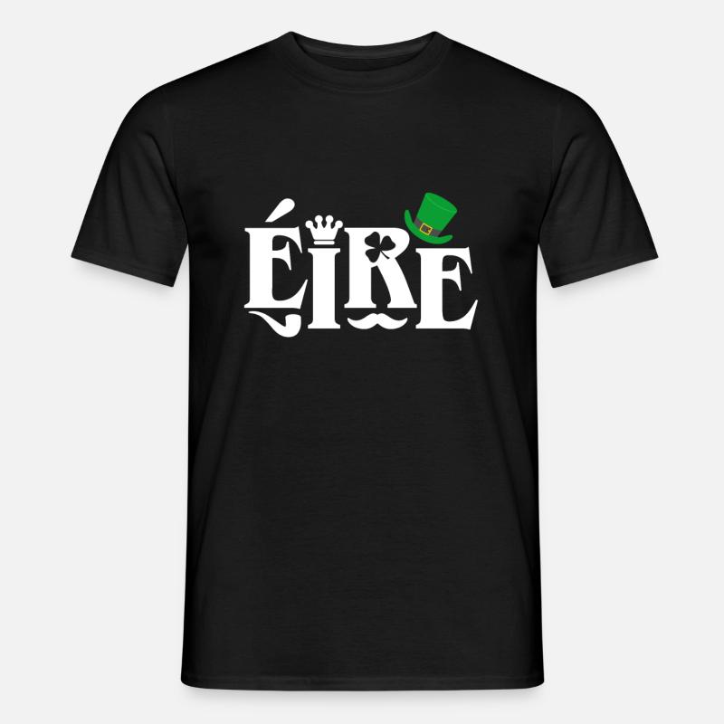 Irland - Männer T-Shirt - Schwarz