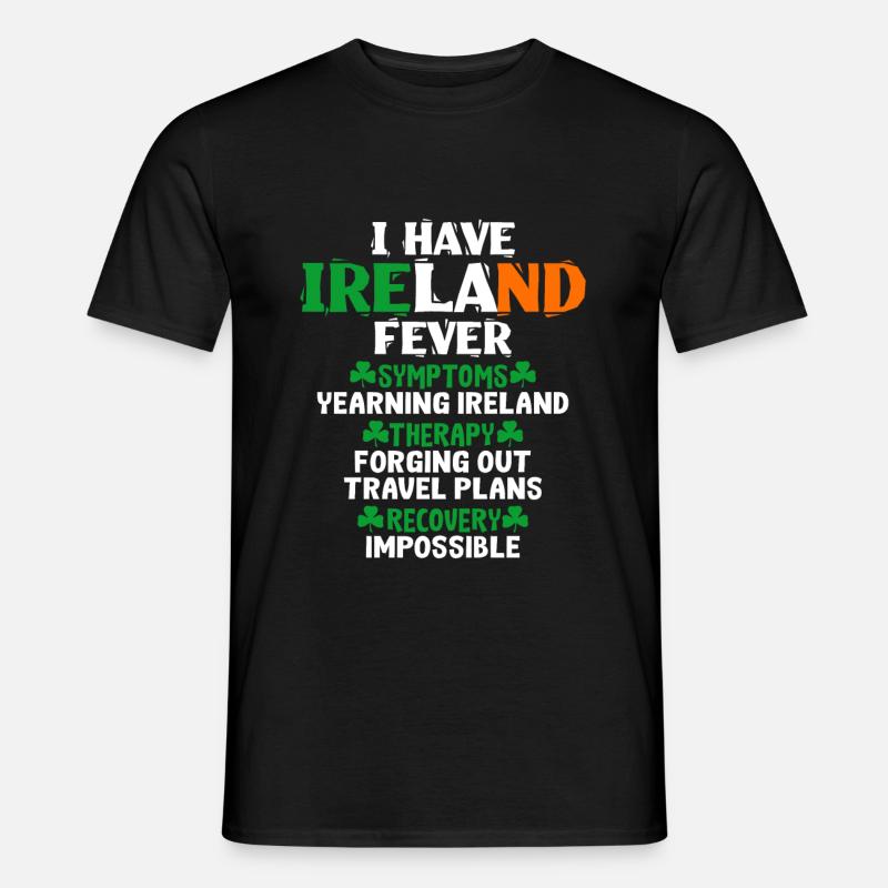 Irland - Männer T-Shirt - Schwarz