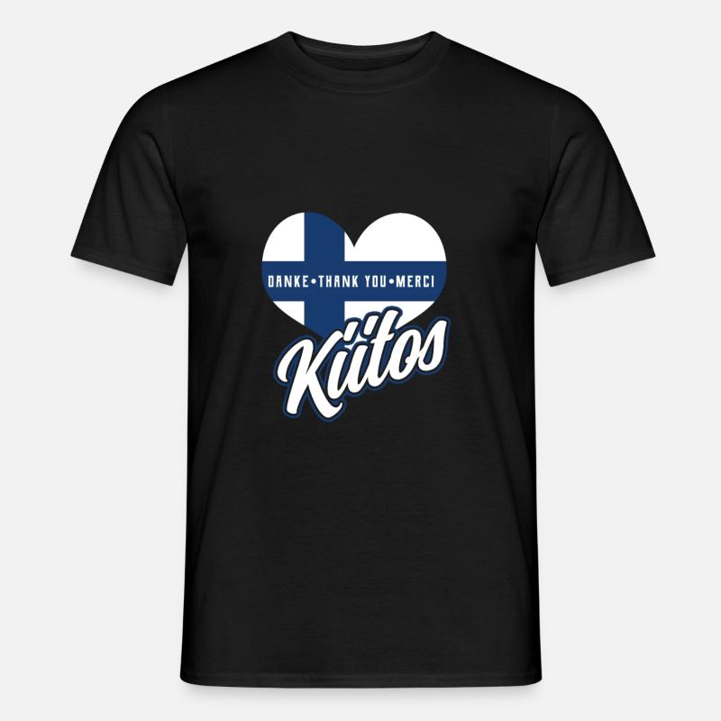 Finnland - Männer T-Shirt - Schwarz