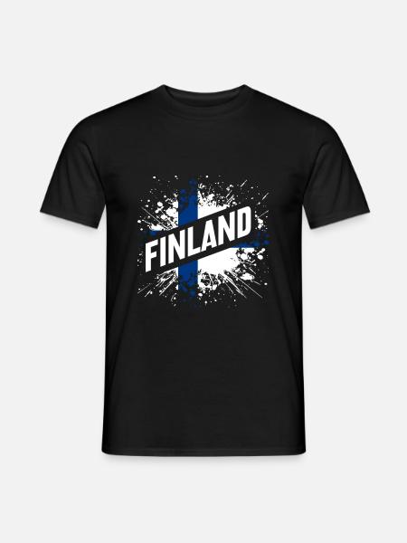 Finland - Men's T-Shirt - black