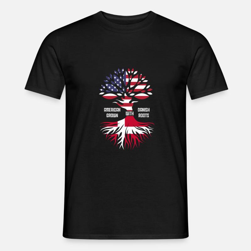 Danmark - Mænd T-shirt - sort