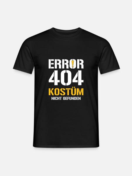Karneval Fasching Geschenk Verkleiden Kostüm - Männer T-Shirt - Schwarz