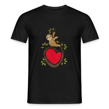 Paresse - T-shirt homme - noir - Devant - AI Model Male 178 light (178cm)