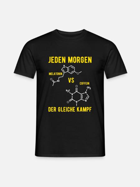 chemie - Männer T-Shirt - Schwarz
