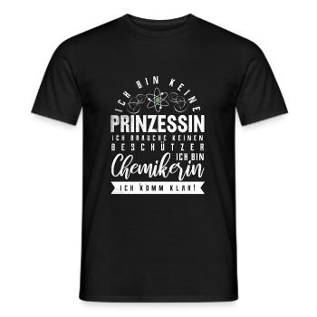 Chemistry chemicals chemistry teacher funny gift - Men's T-Shirt - black - Front - AI Model Male 178 light (178cm)