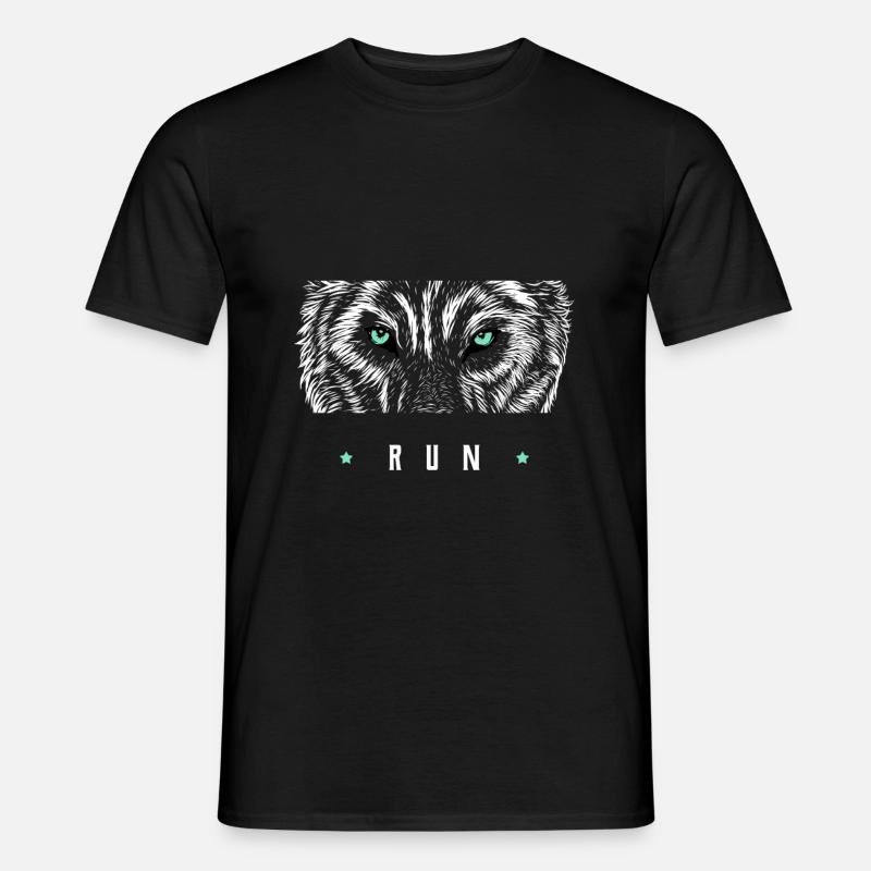 Wolf Wolf Wolf Pack Gift - T-shirt homme - noir