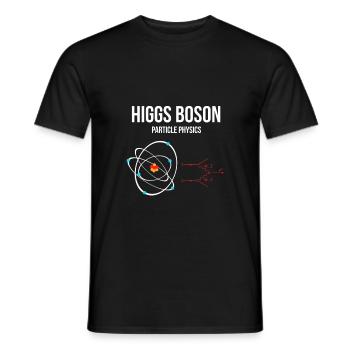 physics - Men's T-Shirt - black - Front - AI Model Male 178 light (178cm)