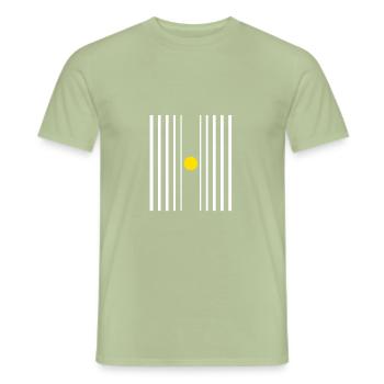 physics - Men's T-Shirt - sage - Front - AI Model Male 178 light (178cm)