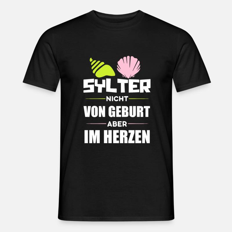 Sylt - Männer T-Shirt - Schwarz