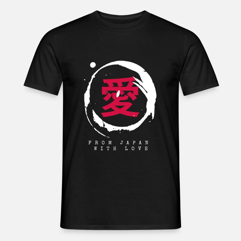 Japan - Männer T-Shirt - Schwarz