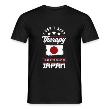Japon - T-shirt homme - noir - Devant - AI Model Male 178 light (178cm)