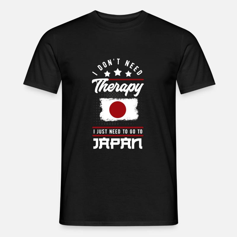 Japan - Männer T-Shirt - Schwarz