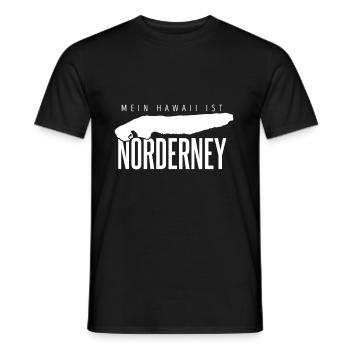 Norderney - Männer T-Shirt - Schwarz - Vorne - AI Model Male 178 light (178cm)