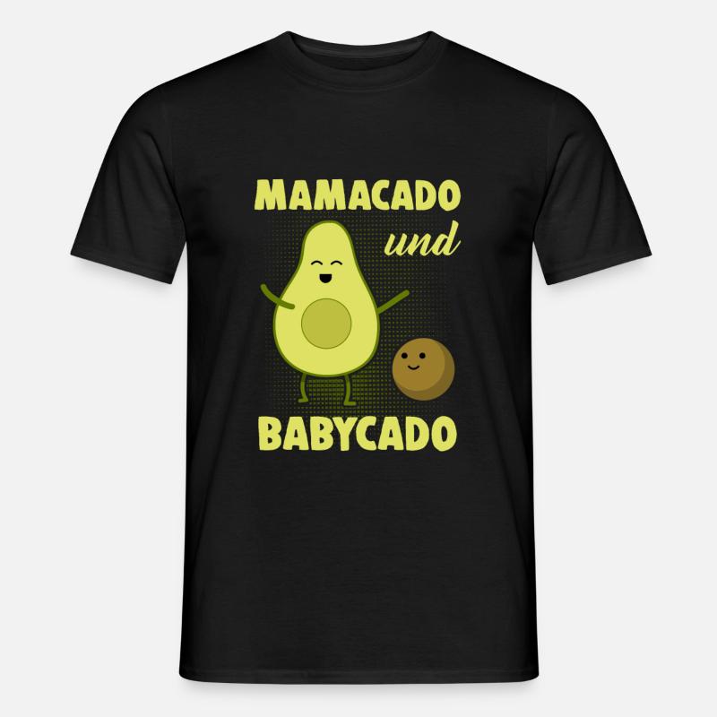 Avocado - Männer T-Shirt - Schwarz