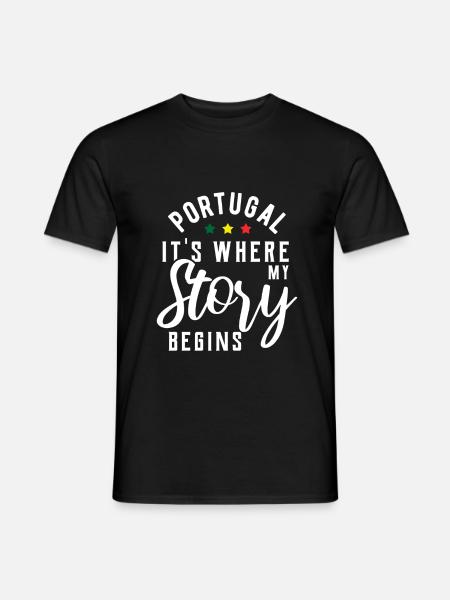 Portugal - Men's T-Shirt - black