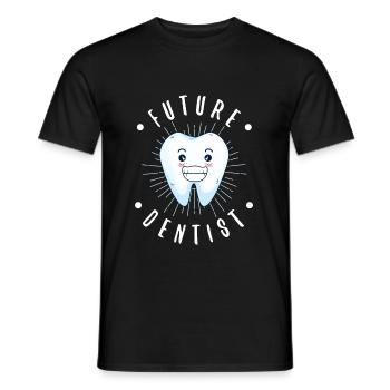 Zahnarzt - Männer T-Shirt - Schwarz - Vorne - AI Model Male 178 light (178cm)