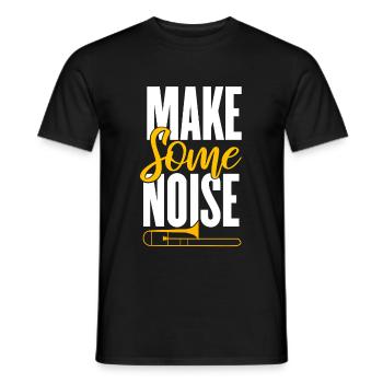 Posaune - Männer T-Shirt - Schwarz - Vorne - AI Model Male 178 light (178cm)
