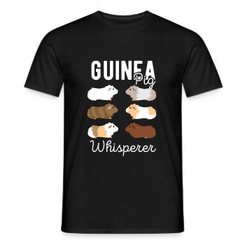 Cochon d'Inde - T-shirt homme - noir - Devant - AI Model Male 178 light (178cm)
