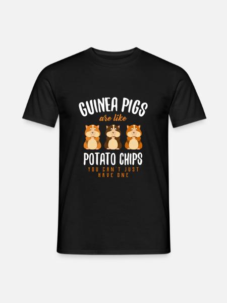 Cochon d'Inde - T-shirt homme - noir