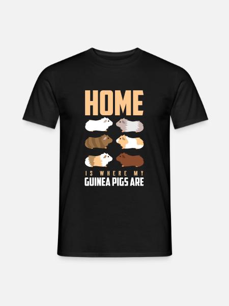 Cochon d'Inde - T-shirt homme - noir
