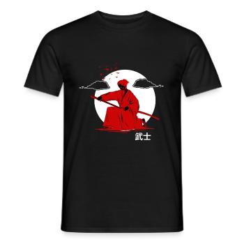 Japan - Männer T-Shirt - Schwarz - Vorne - AI Model Male 178 light (178cm)