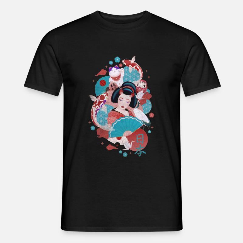 Japan - Männer T-Shirt - Schwarz