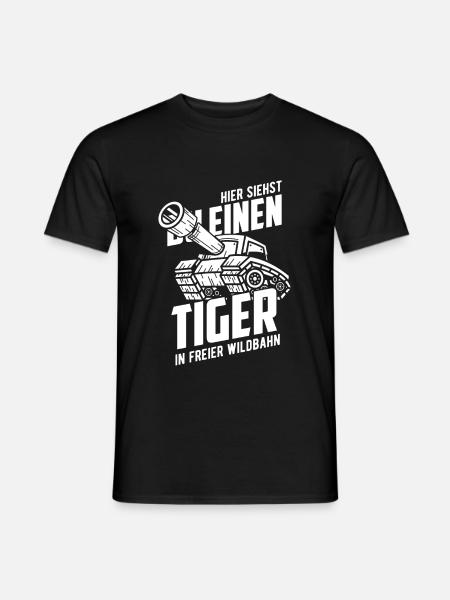 Panzer - Männer T-Shirt - Schwarz