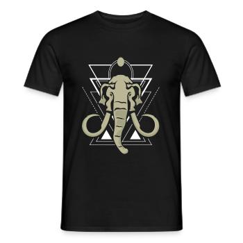 Mammut - Männer T-Shirt - Schwarz - Vorne - AI Model Male 178 light (178cm)